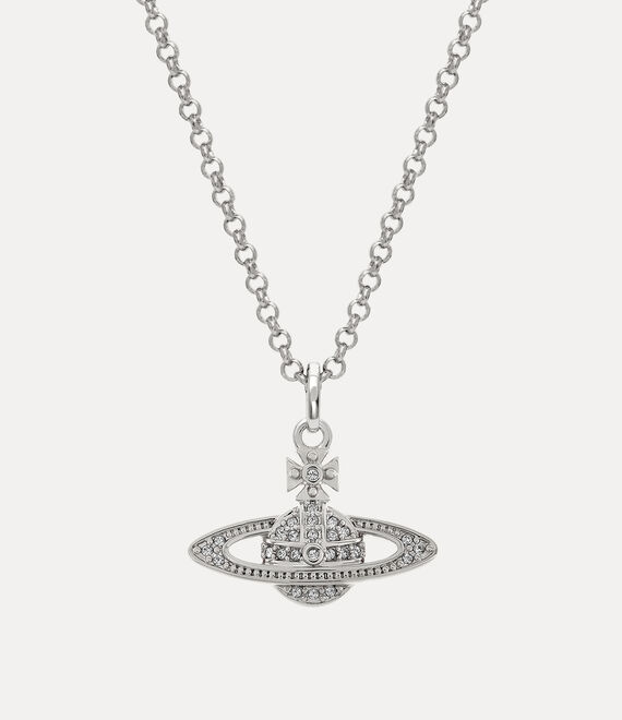 Man. Mini Bas Relief Orb Pendant Necklace